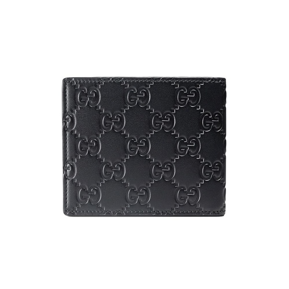 Gucci bi-fold wallet signature black - Picture 1 of 3
